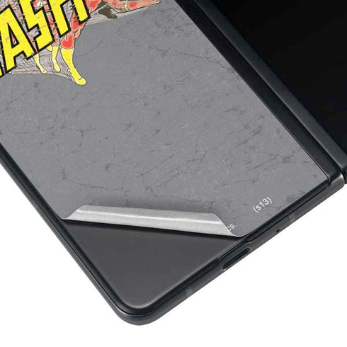 DC Comics The Flash Vintage Action Running Pose Galaxy Z Fold3 5G Skin