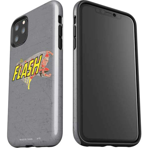 DC Comics The Flash Vintage Action Running Pose iPhone 11 Pro Max Impact Case