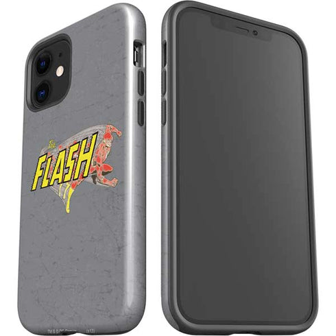 DC Comics The Flash Vintage Action Running Pose iPhone 12 Impact Case