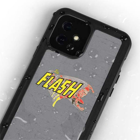 DC Comics The Flash Vintage Action Running Pose iPhone 12 Mini Waterproof Case