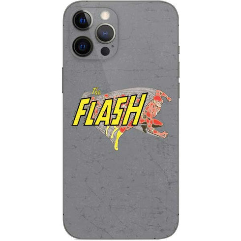 DC Comics The Flash Vintage Action Running Pose iPhone 12 Pro Max Skin