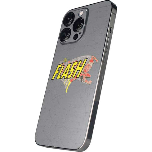 DC Comics The Flash Vintage Action Running Pose iPhone 13 Pro Skin