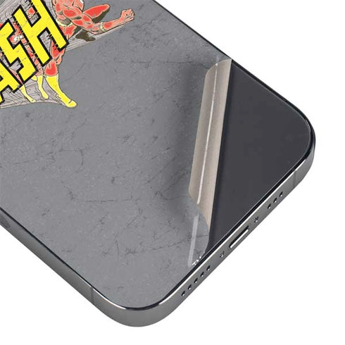 DC Comics The Flash Vintage Action Running Pose iPhone 13 Pro Skin