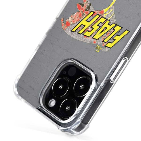 DC Comics The Flash Vintage Action Running Pose iPhone 14 Pro Max MagSafe Case