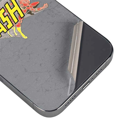 DC Comics The Flash Vintage Action Running Pose iPhone 14 Pro Max Skin