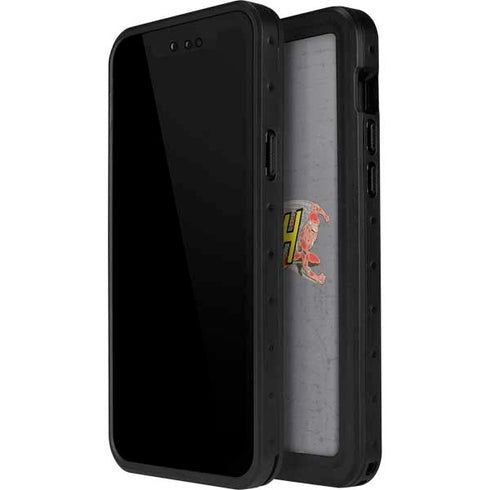 DC Comics The Flash Vintage Action Running Pose iPhone 14 Pro Max Waterproof Case