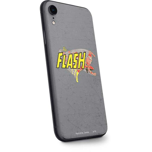 DC Comics The Flash Vintage Action Running Pose iPhone XR Skin