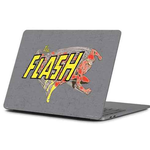 DC Comics The Flash Vintage Action Running Pose Apple MacBook Pro 13-inch Skin
