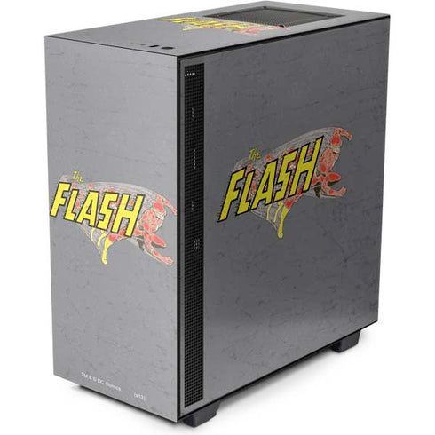 DC Comics The Flash Vintage Action Running Pose NZXT H510 Compact ATX Mid-Tower Case Skin