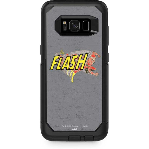 DC Comics The Flash Vintage Action Running Pose Otterbox Commuter Galaxy Skin