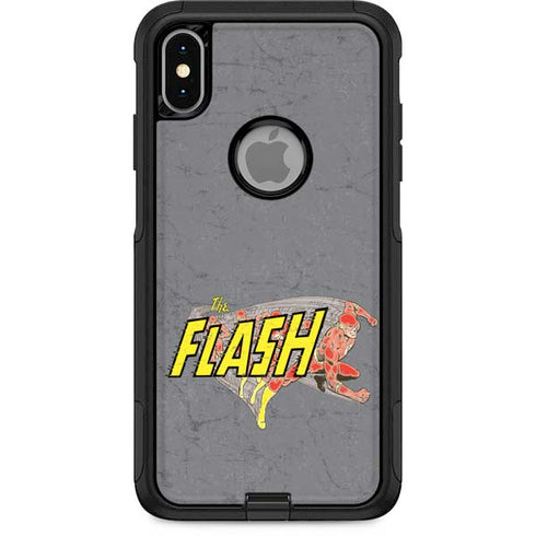 DC Comics The Flash Vintage Action Running Pose Otterbox Commuter iPhone Skin