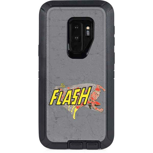 DC Comics The Flash Vintage Action Running Pose Otterbox Defender Galaxy Skin