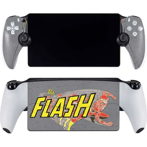 DC Comics The Flash Vintage Action Running Pose PlayStation Portal Remote Player Skin