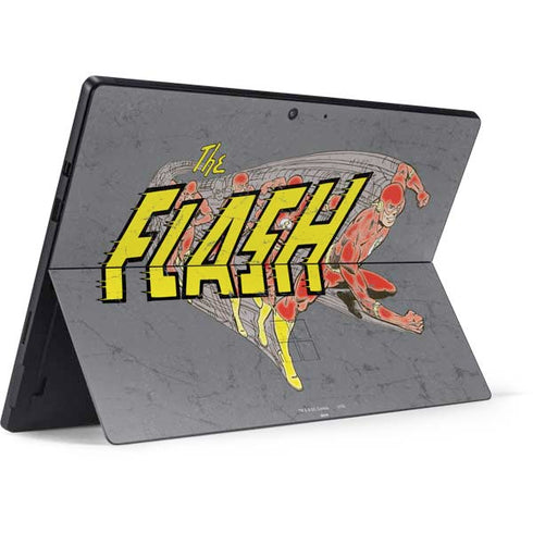 DC Comics The Flash Vintage Action Running Pose Surface Pro 7 Skin