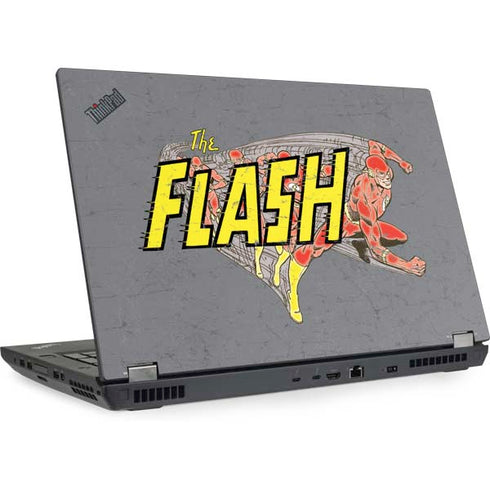 DC Comics The Flash Vintage Action Running Pose Lenovo ThinkPad Skin