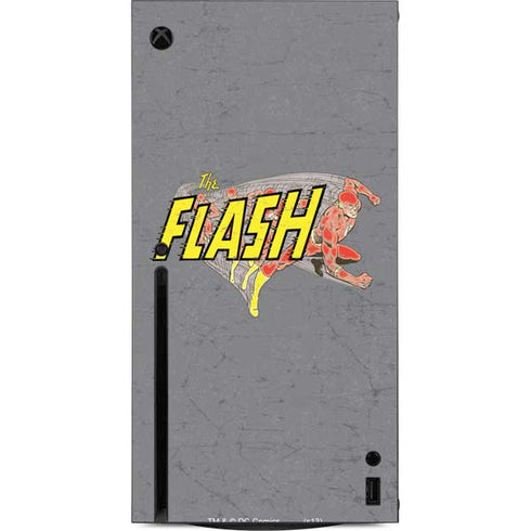 DC Comics The Flash Vintage Action Running Pose Xbox Series X Console Skin