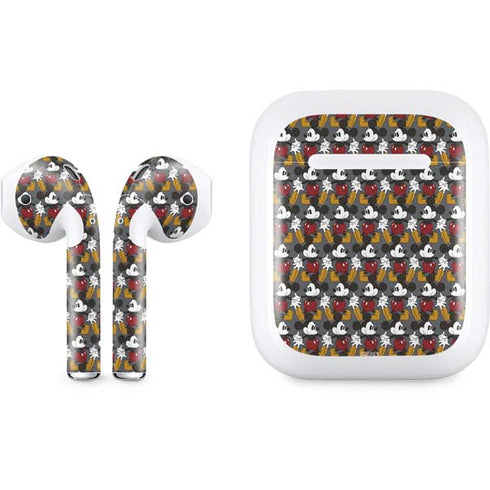 Disney Mickey Mouse Vintage Pattern Apple AirPods Skin