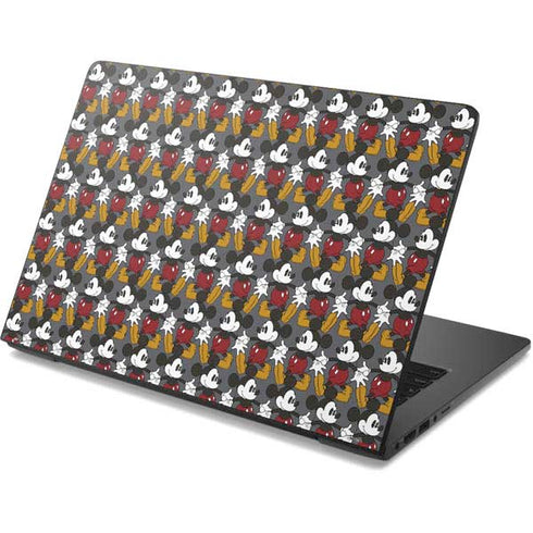 Disney Mickey Mouse Vintage Pattern Dell Chromebook Skin