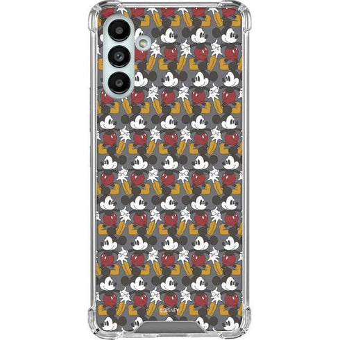 Disney Mickey Mouse Vintage Pattern Galaxy A13 5G Clear Case