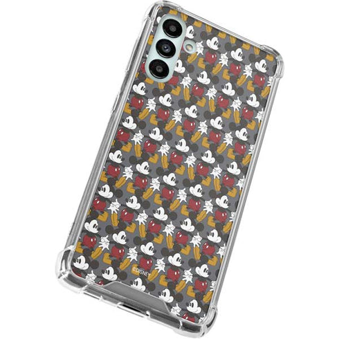 Disney Mickey Mouse Vintage Pattern Galaxy A13 5G Clear Case