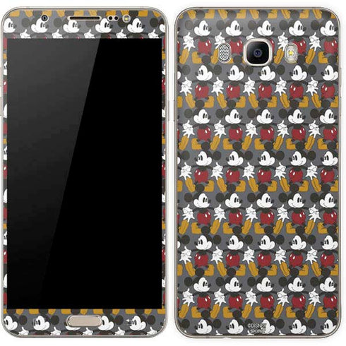 Disney Mickey Mouse Vintage Pattern Galaxy J7 Skin