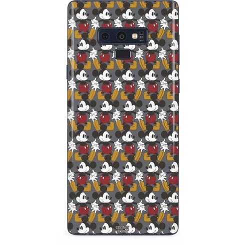 Disney Mickey Mouse Vintage Pattern Galaxy Note 9 Skin