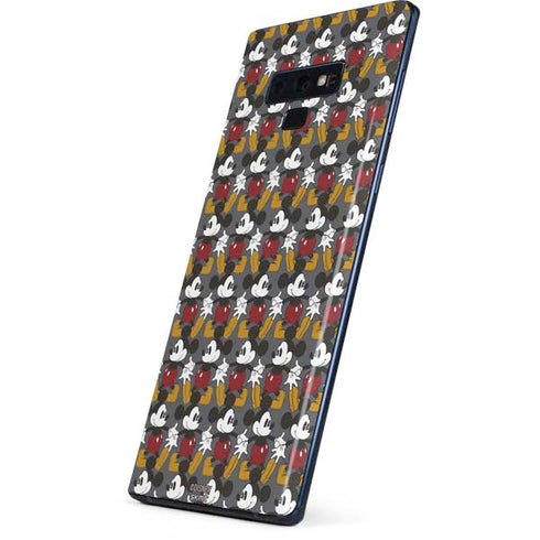 Disney Mickey Mouse Vintage Pattern Galaxy Note 9 Skin