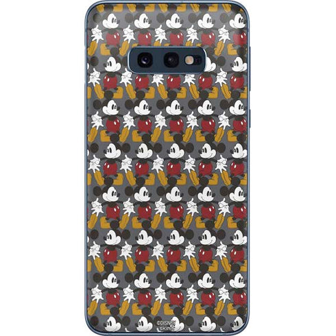 Disney Mickey Mouse Vintage Pattern Galaxy S10e Skin