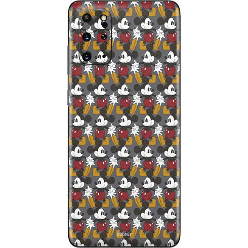 Disney Mickey Mouse Vintage Pattern Galaxy S20 Plus Skin