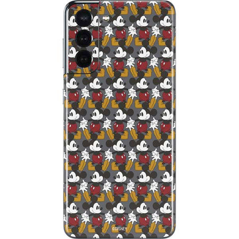 Disney Mickey Mouse Vintage Pattern Galaxy S21 5G Skin