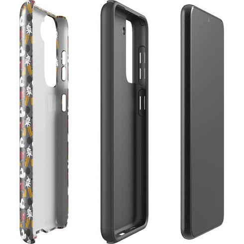 Disney Mickey Mouse Vintage Pattern Galaxy S21 FE Pro Case
