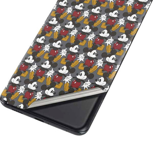 Disney Mickey Mouse Vintage Pattern Galaxy S21 Plus 5G Skin
