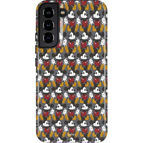 Disney Mickey Mouse Vintage Pattern Galaxy S22 Plus Pro Case