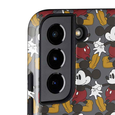Disney Mickey Mouse Vintage Pattern Galaxy S22 Plus Pro Case