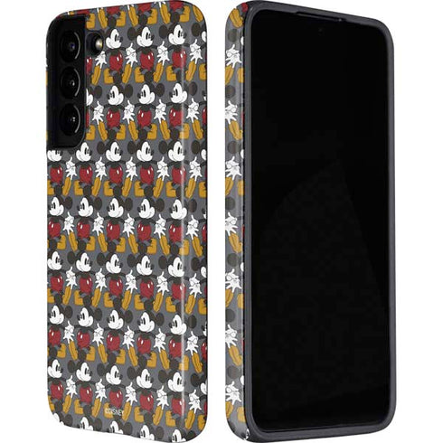 Disney Mickey Mouse Vintage Pattern Galaxy S22 Plus Pro Case