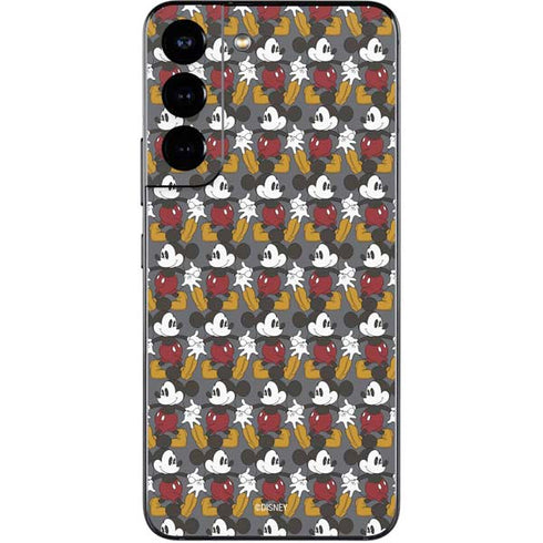 Disney Mickey Mouse Vintage Pattern Galaxy S22 Skin