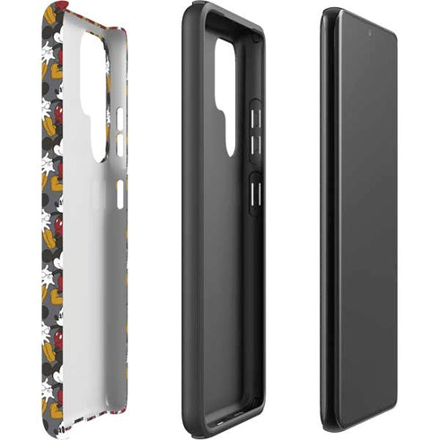 Disney Mickey Mouse Vintage Pattern Galaxy S22 Ultra Pro Case