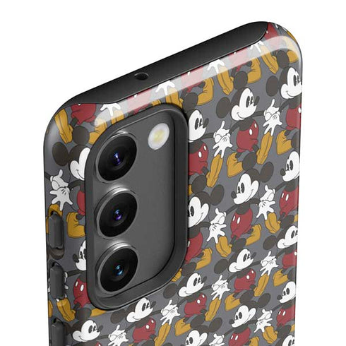 Disney Mickey Mouse Vintage Pattern Galaxy S23 Pro Case