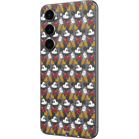 Disney Mickey Mouse Vintage Pattern Galaxy S23 Skin