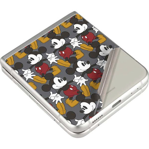 Disney Mickey Mouse Vintage Pattern Galaxy Z Flip3 5G Skin