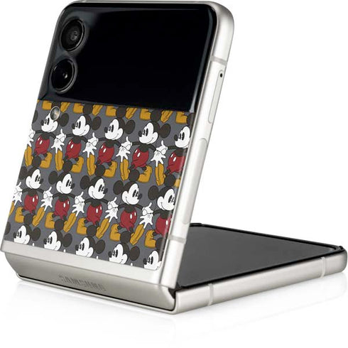 Disney Mickey Mouse Vintage Pattern Galaxy Z Flip3 5G Skin