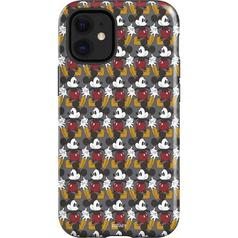 Disney Mickey Mouse Vintage Pattern iPhone 12 Mini Impact Case