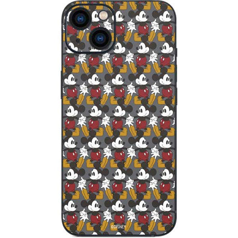 Disney Mickey Mouse Vintage Pattern iPhone 13 Skin