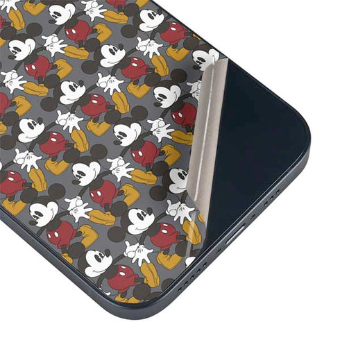 Disney Mickey Mouse Vintage Pattern iPhone 14 Plus Skin