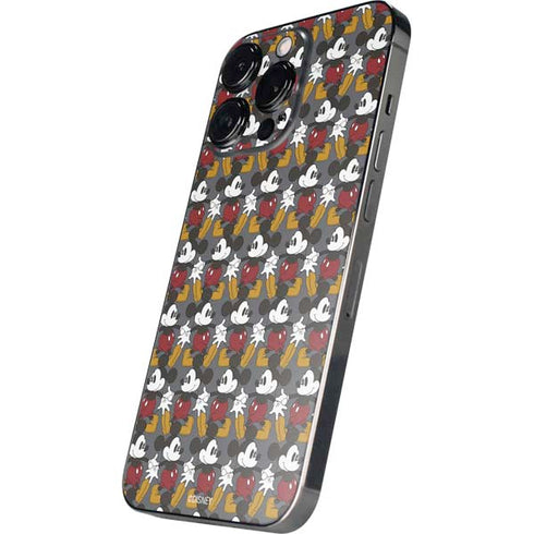 Disney Mickey Mouse Vintage Pattern iPhone 14 Pro Max Skin