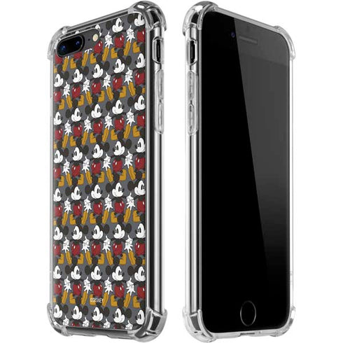 Disney Mickey Mouse Vintage Pattern iPhone 7/8 Plus Clear Case