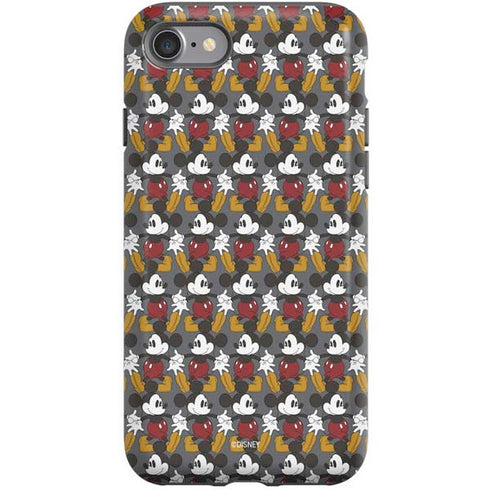 Disney Mickey Mouse Vintage Pattern iPhone SE (2nd & 3rd Gen) Pro Case