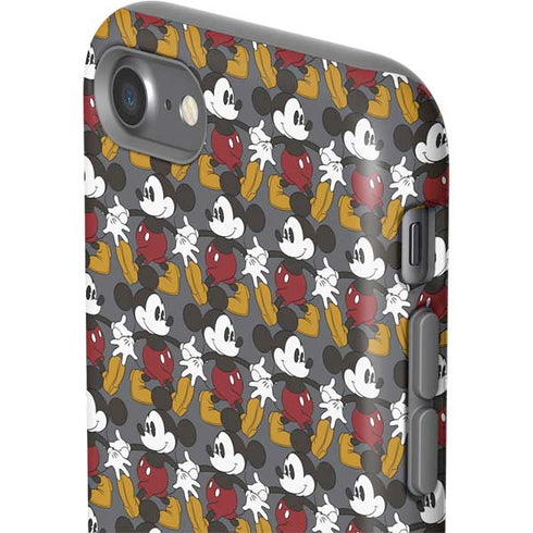 Disney Mickey Mouse Vintage Pattern iPhone SE (2nd & 3rd Gen) Pro Case