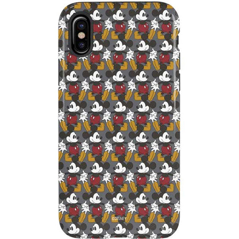 Disney Mickey Mouse Vintage Pattern iPhone X Pro Case