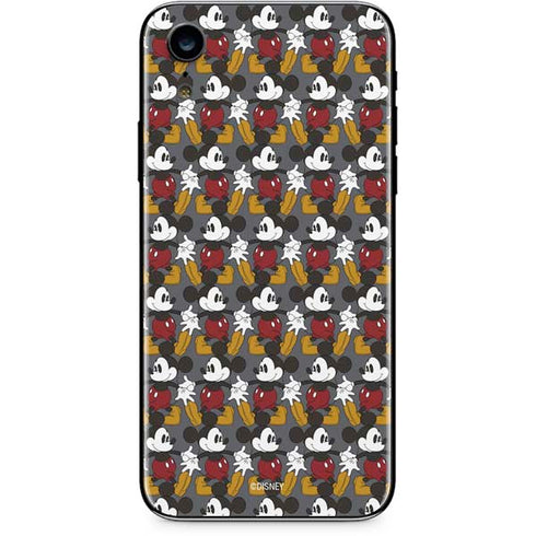 Disney Mickey Mouse Vintage Pattern iPhone XR Skin